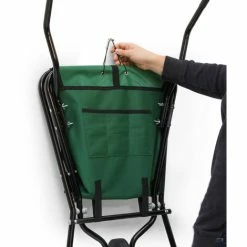 Relaxdays Brouette Pliable Pliante Outil De Jardinage H X L X P: 66 X 64 X 112 Cm Transport Pliant à Suspendre Mural Capacité 56 Litres Charge Maximale 30 Kilos, Vert -chariot de jardin Soldes 2024 10366731 3