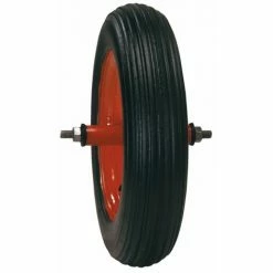 LEM SELECT Roues De Brouette Universelle Polyuréthane Increvable Jante Métal ø 397