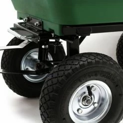 WILTEC Chariot De Jardin à Main Avec Benne Basculante Volume 75L Capacité De Charge 300Kg Remorque Brouette -chariot de jardin Soldes 2024 10553084 4