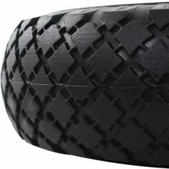 VidaXL Roue De Diable 2 Pcs PU Solide 3.00-4 (260 X 85 Mm) -chariot de jardin Soldes 2024 10555780 4