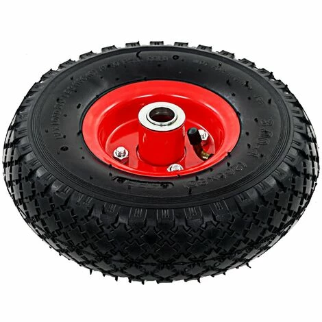 VidaXL Roues De Diable 2 Pcs Caoutchouc 3.00-4 (245x82) - Noir 3 VidaXL Roues De Diable 2 Pcs Caoutchouc 3.00-4 (245x82) - Noir â Image 3