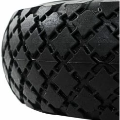 VidaXL Roue De Diable 2 Pcs PU Solide 3.00-4 - Noir -chariot de jardin Soldes 2024 10555786 4