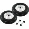 VidaXL Roue De Brouette Avec Axe 2 Pcs PU Solide 4.00-8 390 Mm