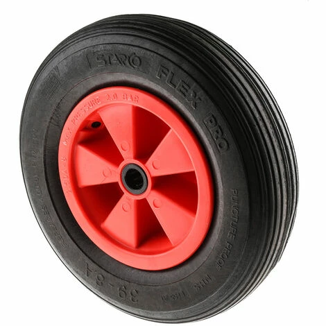 RS PRO Roue De Chariot Caoutchouc 380mm X 90mm, Alésage 25mm, Longueur 63mm, Roulement à Rouleaux, Capacité De 200kg ( Prix Pour 1 ) 1 RS PRO Roue De Chariot Caoutchouc 380mm X 90mm, Alésage 25mm, Longueur 63mm, Roulement à Rouleaux, Capacité De 200kg ( Prix Pour 1 )