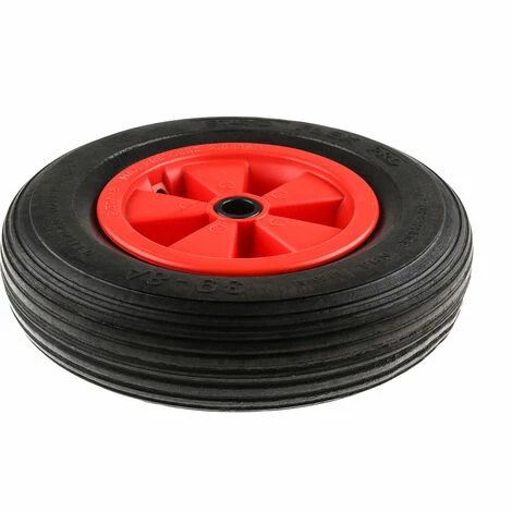 RS PRO Roue De Chariot Caoutchouc 380mm X 90mm, Alésage 25mm, Longueur 63mm, Roulement à Rouleaux, Capacité De 200kg ( Prix Pour 1 ) 2 RS PRO Roue De Chariot Caoutchouc 380mm X 90mm, Alésage 25mm, Longueur 63mm, Roulement à Rouleaux, Capacité De 200kg ( Prix Pour 1 ) – Image 2