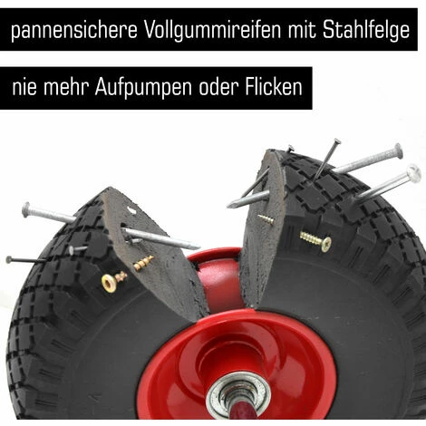 EYEPOWER Roue Pleine De Polyuréthane 3.00-4 250x70 Remplacement Pour Brouettes Mousse PU 2 EYEPOWER Roue Pleine De Polyuréthane 3.00-4 250x70 Remplacement Pour Brouettes Mousse PU â Image 2