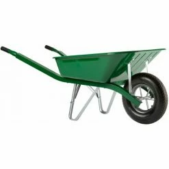 BROUETTE HAEMMERLIN BATI 90L PEINTE VERTE ROUE GONFLÉE - 302310006-- - Vert