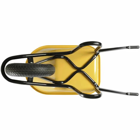Brouette Haemmerlin Pro Select Bati Plus 110L Reno Alpha Peinte Roue Gonflée -305401005-- - Jaune 2 Brouette Haemmerlin Pro Select Bati Plus 110L Reno Alpha Peinte Roue Gonflée -305401005-- - Jaune – Image 2