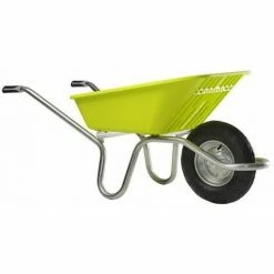 BROUETTE HAEMMERLIN PLUME 100L VERT ANIS ROUE GONFLÉE - 305141901-- - Vert Pomme