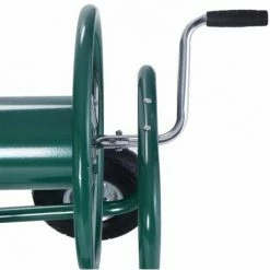 COSTWAY Chariot Dévidoir De Jardin Tuyau D'arrosage Panier Pour 76m De Tuyau Métal -chariot de jardin Soldes 2024 12941210 4