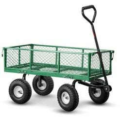 ELEM GARDEN TECHNIC Chariot De Jardin En Acier 97X52X59CM