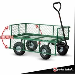 ELEM GARDEN TECHNIC Chariot De Jardin En Acier 97X52X59CM 6 ELEM GARDEN TECHNIC Chariot De Jardin En Acier 97X52X59CM -chariot de jardin Soldes 2024 13978609 3