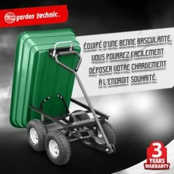 ELEM GARDEN TECHNIC Chariot De Jardin à Benne Basculante - Elem Garden 7 ELEM GARDEN TECHNIC Chariot De Jardin à Benne Basculante - Elem Garden -chariot de jardin Soldes 2024 13978610 3