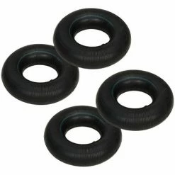 VIDAXL Chambre à Air 4pcs 3.00-4 260x85 Pour Roue De Diable Caoutchouc - Noir - Monte-charge, Grues Et Chariots - Noir - Noir