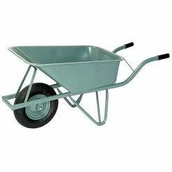 MATADOR Brouette à Benne En Acier - Capacité 100 L - Peint époxy Gris - Coloris: Gris