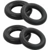 VidaXL Pneu De Brouette Et Chambre à Air 4 Pcs 3.50-8 4PR Caoutchouc - Noir