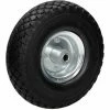 ECD GERMANY 10" Roue De Brouette PU 3.00-4 Ø 260mm En Caoutchouc Solide Roulement à Billes