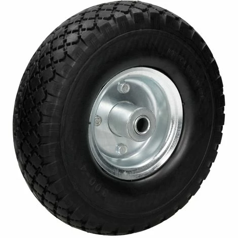 ECD GERMANY 10" Roue De Brouette PU 3.00-4 Ø 260mm En Caoutchouc Solide Roulement à Billes 1 ECD GERMANY 10" Roue De Brouette PU 3.00-4 Ø 260mm En Caoutchouc Solide Roulement à Billes