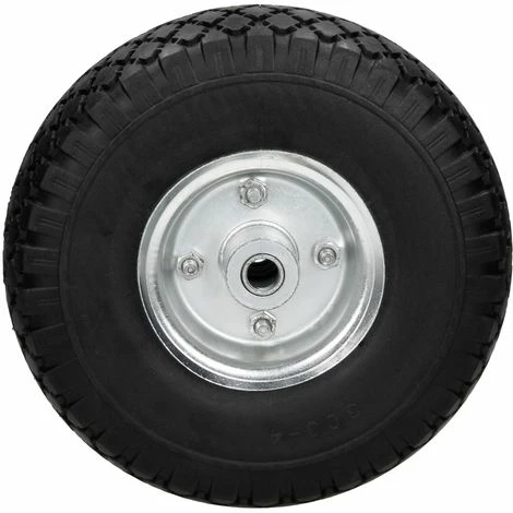 ECD GERMANY 10" Roue De Brouette PU 3.00-4 Ø 260mm En Caoutchouc Solide Roulement à Billes 2 ECD GERMANY 10" Roue De Brouette PU 3.00-4 Ø 260mm En Caoutchouc Solide Roulement à Billes – Image 2