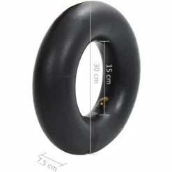 ASUPERMALL Chambres A Air De Brouette 2 Pcs 13x5.00-6 Caoutchouc -chariot de jardin Soldes 2024 16700230 3