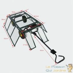 LE POISSON QUI JARDINE.FR Chariot à Main 550 Kg Pour Le Jardin Ou Autres Transports -chariot de jardin Soldes 2024 16714199 4