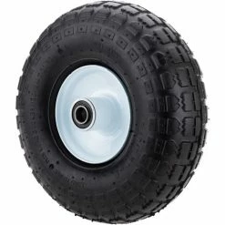 PrimeMatik - Roue De Brouette Pneumatique 136 Kg 10x3,5" 254x89 Mm Pour Charettes Chariots Et Plates-formes De Transport -chariot de jardin Soldes 2024 17320021 4