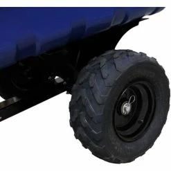 T-MECH Remorque ATV Chariot Jardin Chargement Puissant Tracteur Roues Tout-Terrain Ferme 295kg - Bleu -chariot de jardin Soldes 2024 17910147 4