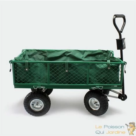 LE POISSON QUI JARDINE.FR Chariot à Main Pour Le Jardin Ou Autres Transports 300 Kg 2 LE POISSON QUI JARDINE.FR Chariot à Main Pour Le Jardin Ou Autres Transports 300 Kg – Image 2