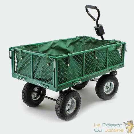LE POISSON QUI JARDINE.FR Chariot à Main Pour Le Jardin Ou Autres Transports 300 Kg 5 LE POISSON QUI JARDINE.FR Chariot à Main Pour Le Jardin Ou Autres Transports 300 Kg – Image 5