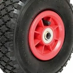 IDMARKET Lot De 2 Roues Gonflables 260mm Pour Diable Chariot Alésage Axe 16mm -chariot de jardin Soldes 2024 18007709 3