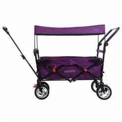 Chariot Fuxtec Easy Cruiser Pourpre Family Fux - Transport Pliable 75 Kg Charge