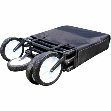 HABITAT ET JARDIN Chariot De Jardin Pliable "Auguste" - Noir 4 HABITAT ET JARDIN Chariot De Jardin Pliable "Auguste" - Noir – Image 4