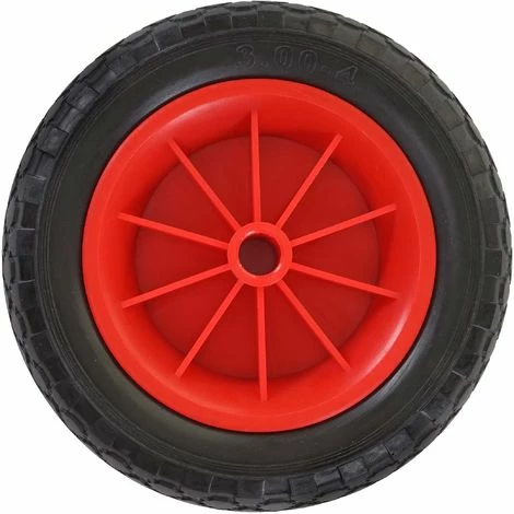 HHG Roue De Rechange Pour Chariot, Pneu, Diable De Transport, Roue PU 260x80 Mm 1 HHG Roue De Rechange Pour Chariot, Pneu, Diable De Transport, Roue PU 260x80 Mm