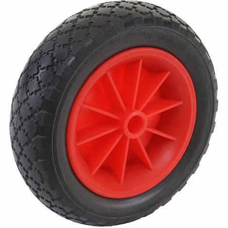 HHG Roue De Rechange Pour Chariot, Pneu, Diable De Transport, Roue PU 260x80 Mm 2 HHG Roue De Rechange Pour Chariot, Pneu, Diable De Transport, Roue PU 260x80 Mm – Image 2