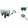 BIGB Chariot De Jardin à Main En Métal Max 550 Kg - Bâche PVC Amovible