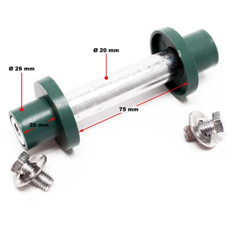WILTEC Roue - Pneu De Brouette 4.8/ 4.00-8 Avec Axe Jaune Increvable Charge Jusqu’à 160 Kg 3 WILTEC Roue - Pneu De Brouette 4.8/ 4.00-8 Avec Axe Jaune Increvable Charge Jusqu’à 160 Kg – Image 3