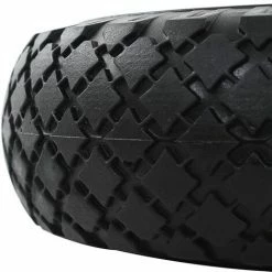 YOUTHUP Roue De Diable 4 Pcs PU Solide 3.00-4 (260 X 85 Mm) -chariot de jardin Soldes 2024 19525895 4