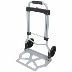 BETTER MAISON Chariot De Transport Diable Pliant, Charge 68kg - Argenté