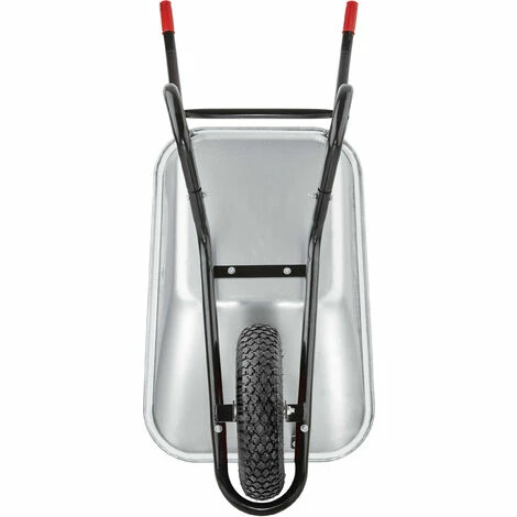 TECTAKE Brouette De Jardin Oskar - Chariot De Jardin, Brouette, Chariot D'extérieur - Argent 4 TECTAKE Brouette De Jardin Oskar - Chariot De Jardin, Brouette, Chariot D'extérieur - Argent – Image 4