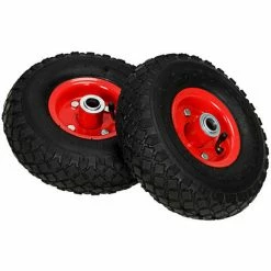 Topdeal Roues De Diable 2 Pcs Caoutchouc 3.00-4 (245x82) -chariot de jardin Soldes 2024 22966758 3