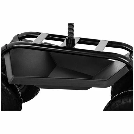 HILLVERT Siège De Jardin Sur Roues Banc Chariot Tabouret De Jardinage Avec Tablette 150kg - Gris, Noir 3 HILLVERT Siège De Jardin Sur Roues Banc Chariot Tabouret De Jardinage Avec Tablette 150kg - Gris, Noir – Image 3