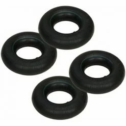 YOUTHUP Chambre à Air 4pcs 3.00-4 260x85 Pour Roue De Diable Caoutchouc - Noir