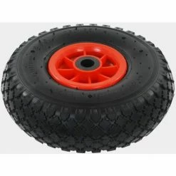 Hommoo Roue De Diable 4 Pcs Caoutchouc 3.00-4 (260 X 85 Mm) HDV04983 -chariot de jardin Soldes 2024 24998498 4