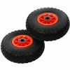 Hommoo Roue De Diable 2 Pcs PU Solide 3.00-4 (260 X 85 Mm) HDV04984