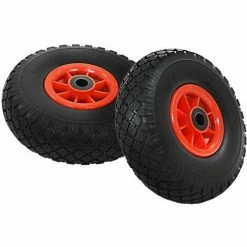 Hommoo Roue De Diable 2 Pcs PU Solide 3.00-4 (260 X 85 Mm) HDV04984 7 Hommoo Roue De Diable 2 Pcs PU Solide 3.00-4 (260 X 85 Mm) HDV04984 -chariot de jardin Soldes 2024 24998507 3