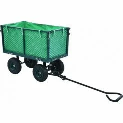 Hommoo Chariot A Main De Jardin Vert 350 Kg HDV06514 -chariot de jardin Soldes 2024 25002805 3
