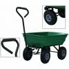 TRUE DEAL Chariot à Main De Jardin 300 Kg 75 L Vert