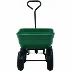 TRUE DEAL Chariot à Main De Jardin 300 Kg 75 L Vert -chariot de jardin Soldes 2024 26122404 5