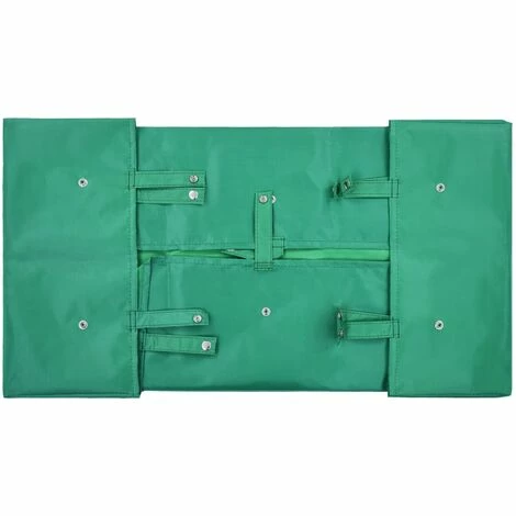 TRUE DEAL Bâche De Chariot De Jardin Vert Tissu 3 TRUE DEAL Bâche De Chariot De Jardin Vert Tissu – Image 3