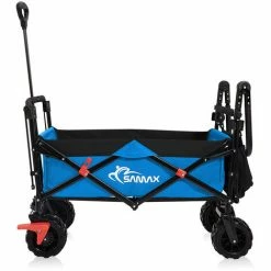 SAMAX Chariot De Jardin Avec Toit Pliante Offroad - Bleu -chariot de jardin Soldes 2024 26922468 4